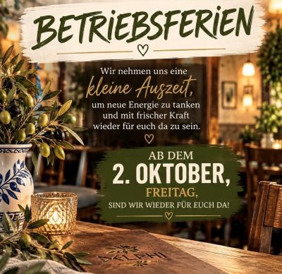 Betriebsferien 02102026